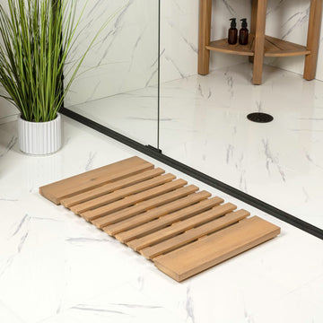 Paige Modern Classic Acacia Wood Slat Mat